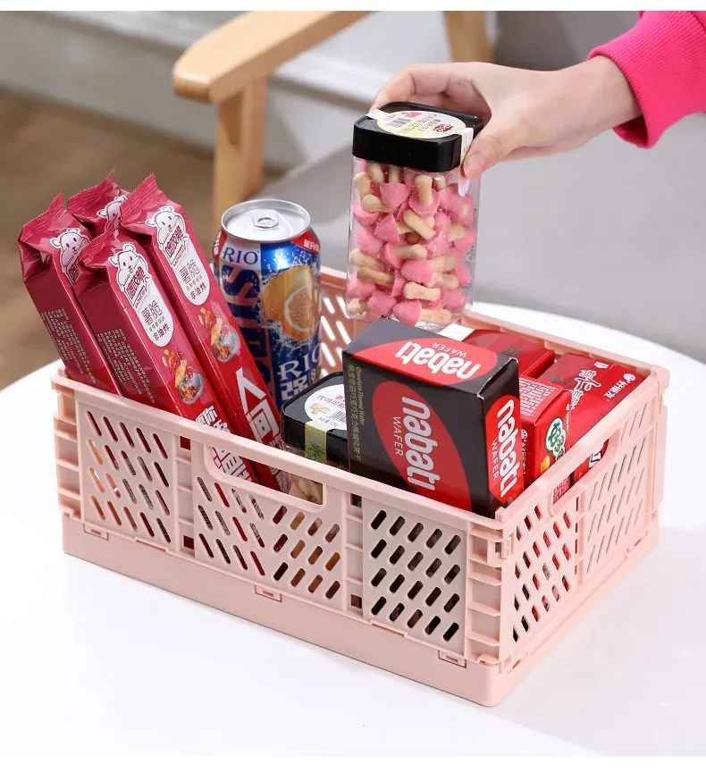 Panier de rangement pliable, ambiance cuisine