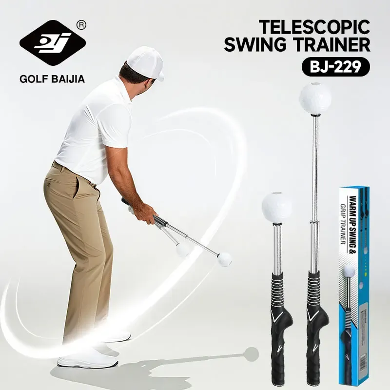 Bâton d'entraînement de golf télescopique et correcteur de posture pour swing - Image 1