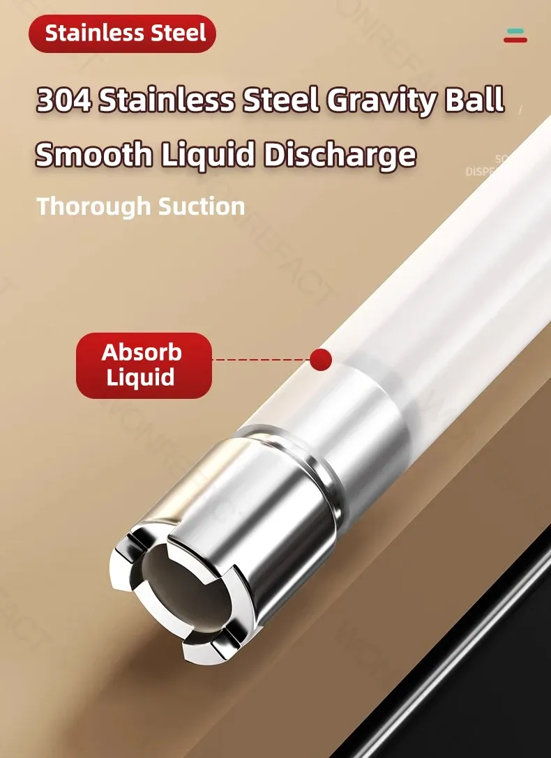 Distributeur de savon en situation d'utilisation
