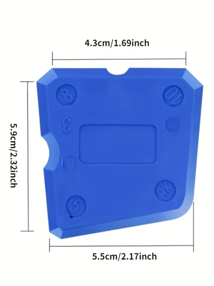 Outils de calfeutrage en silicone, gros plan