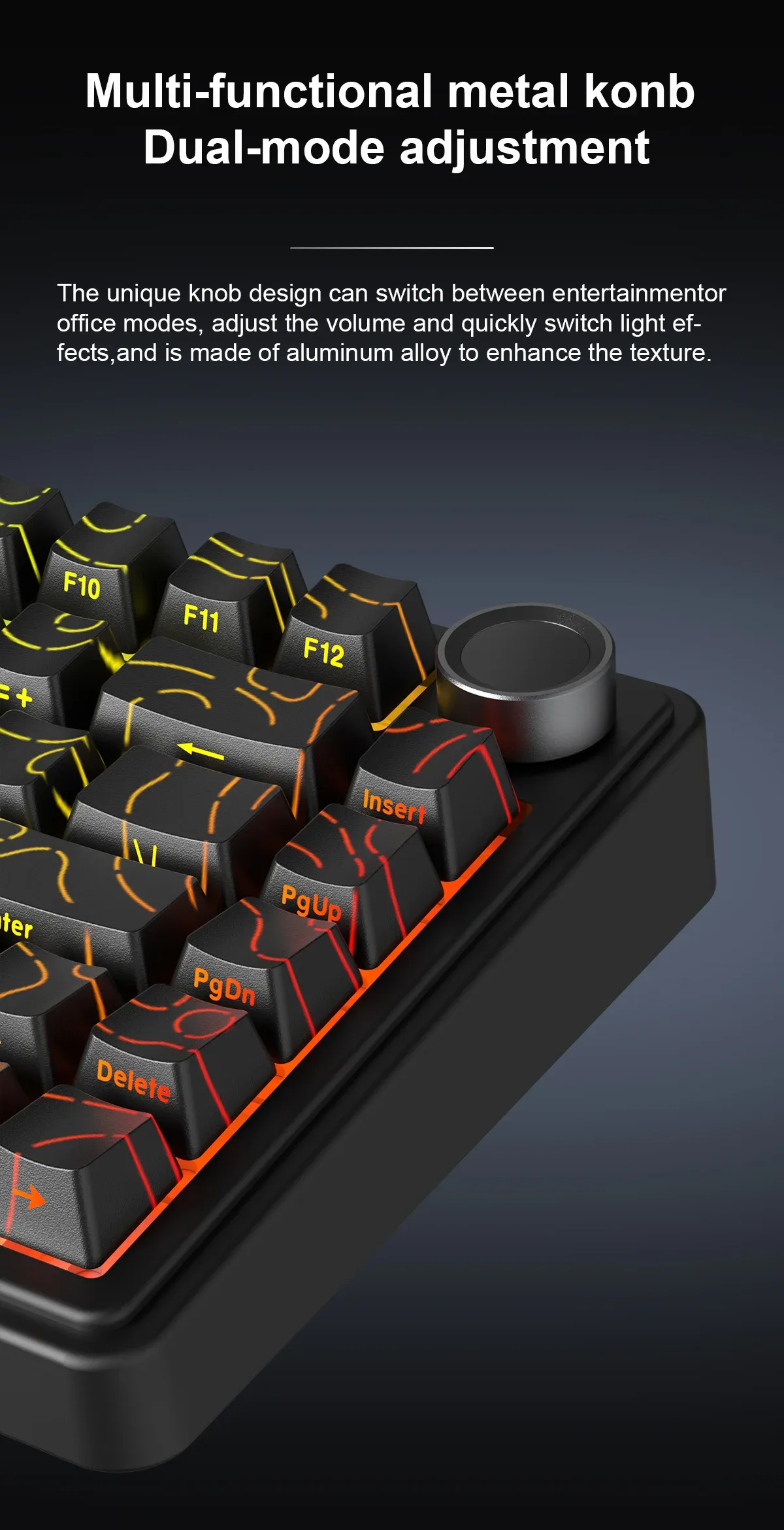 Éclairage RGB du clavier AULA F75 HE