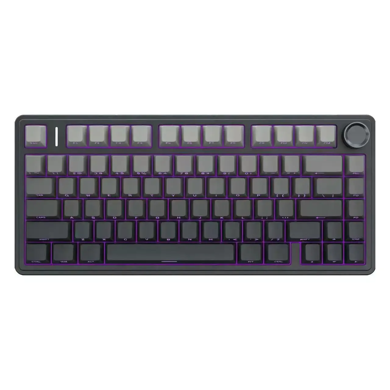 Clavier mécanique AULA F75 HE 75 %, à effet Hall, tri-mode (2.4G, Bluetooth 5.3, filaire), Hot Swap, RGB, batterie 4000 mAh, taux de scrutation 8 kHz 11