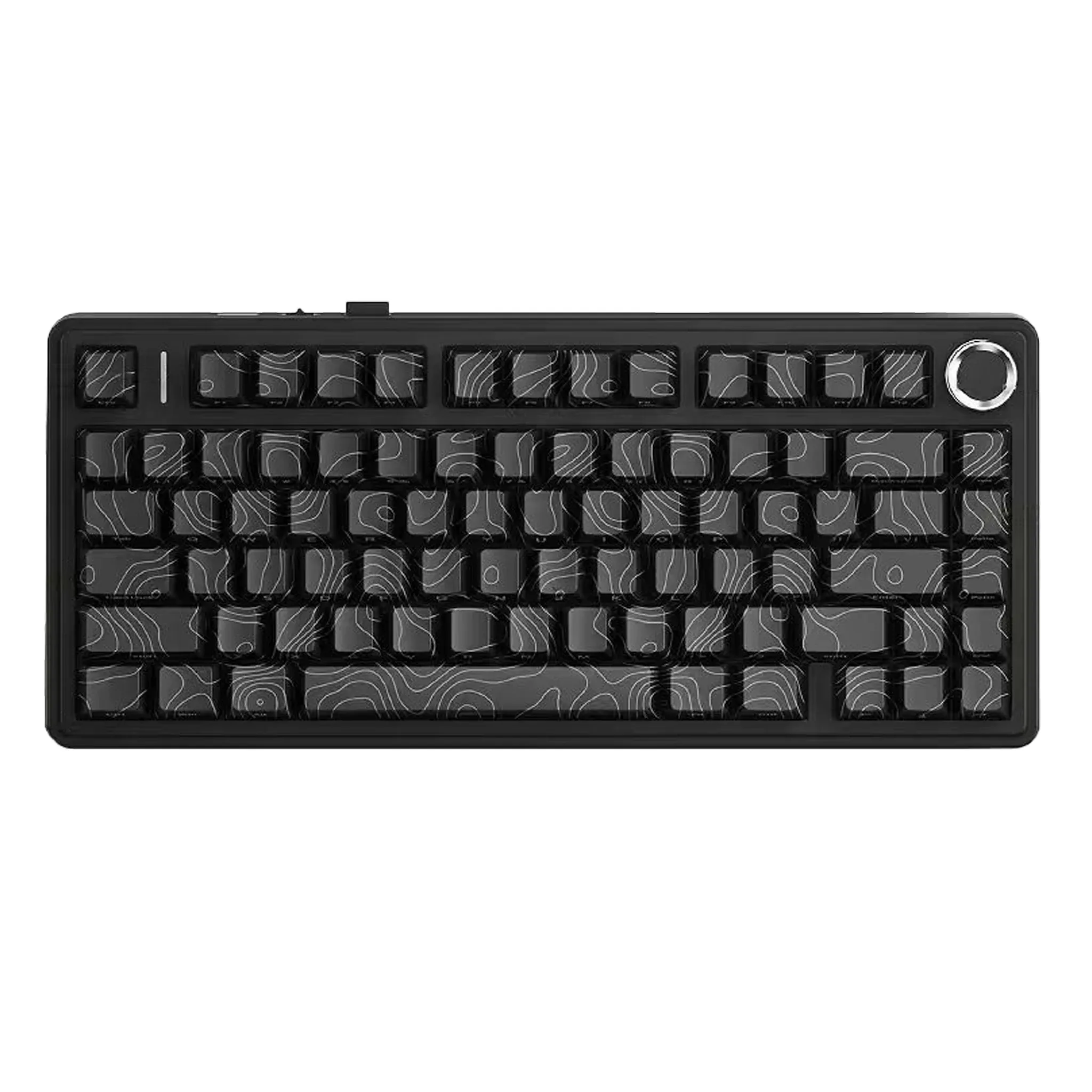 Clavier mécanique AULA F75 HE 75 %, à effet Hall, tri-mode (2.4G, Bluetooth 5.3, filaire), Hot Swap, RGB, batterie 4000 mAh, taux de scrutation 8 kHz 8