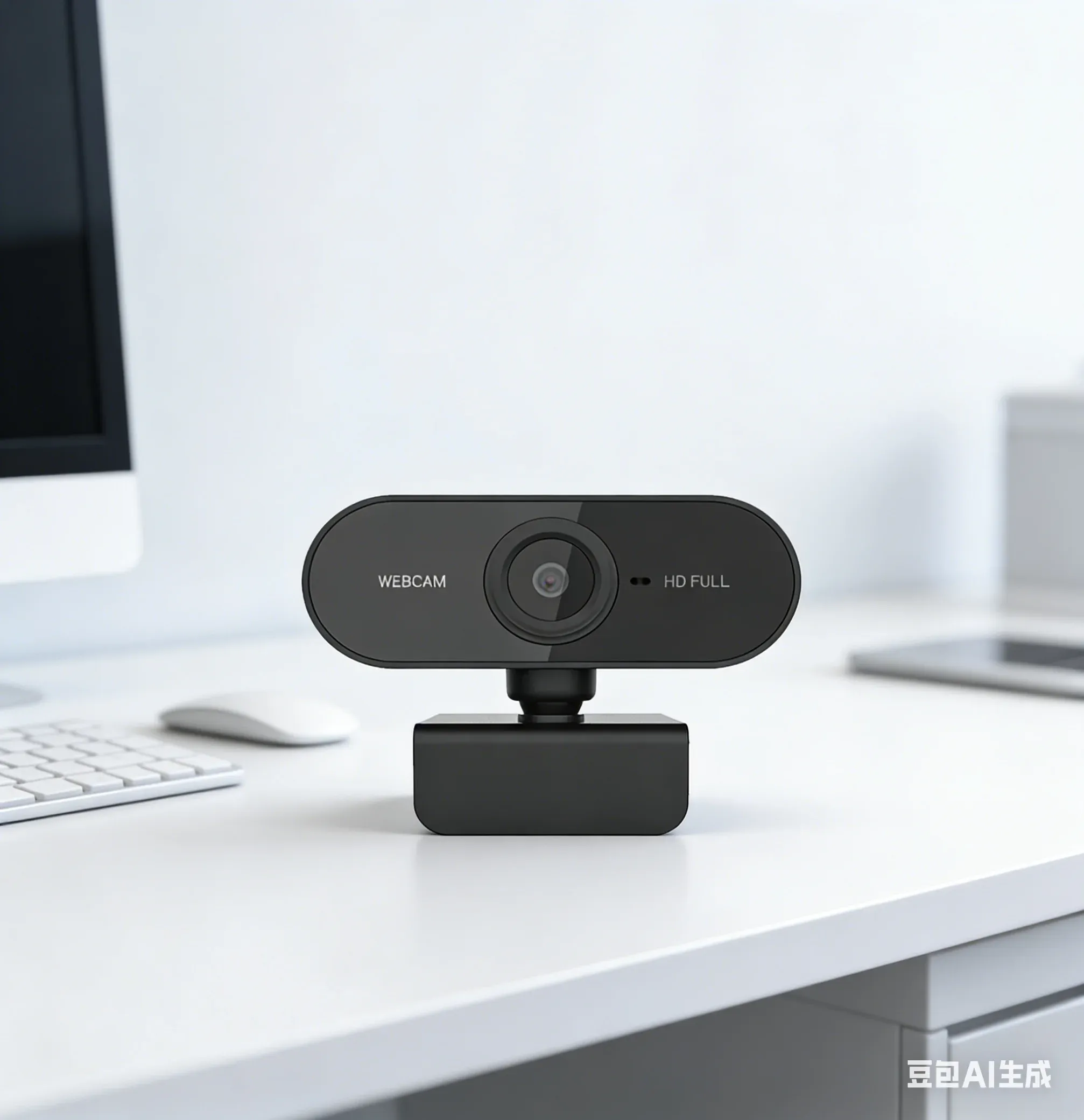 Webcam USB avec microphone intégré, caméra PC plug and play rotative à 360° pour visioconférences, Zoom, Teams et streaming 3