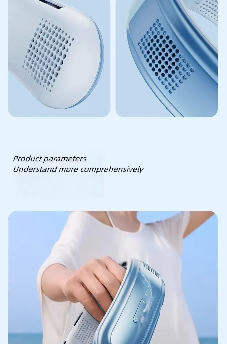 Ventilateur de cou portable, confort en déplacement