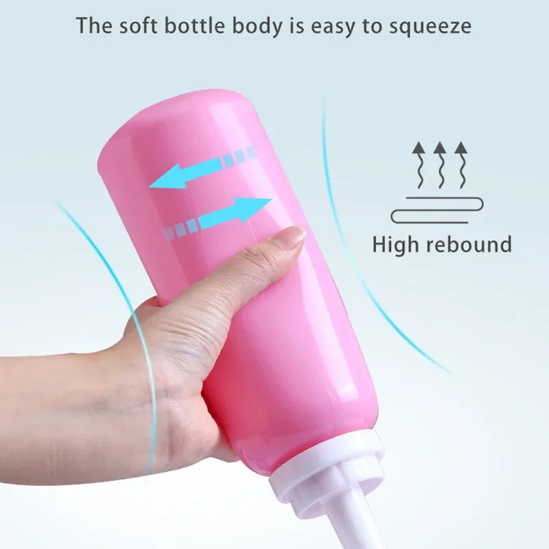 Bidet portable de voyage en spray de 500 ml, pour femmes enceintes, bouteille de lavage et de nettoyage pour bébé, bouteille de douche pour bébé, bouteille pour maman 4