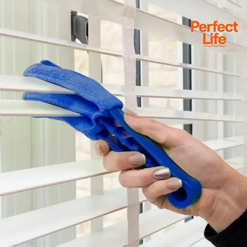 Brosse de nettoyage polyvalente pour la maison et la voiture, idéale pour stores, fentes et recoins, réutilisable, 1 pièce 4
