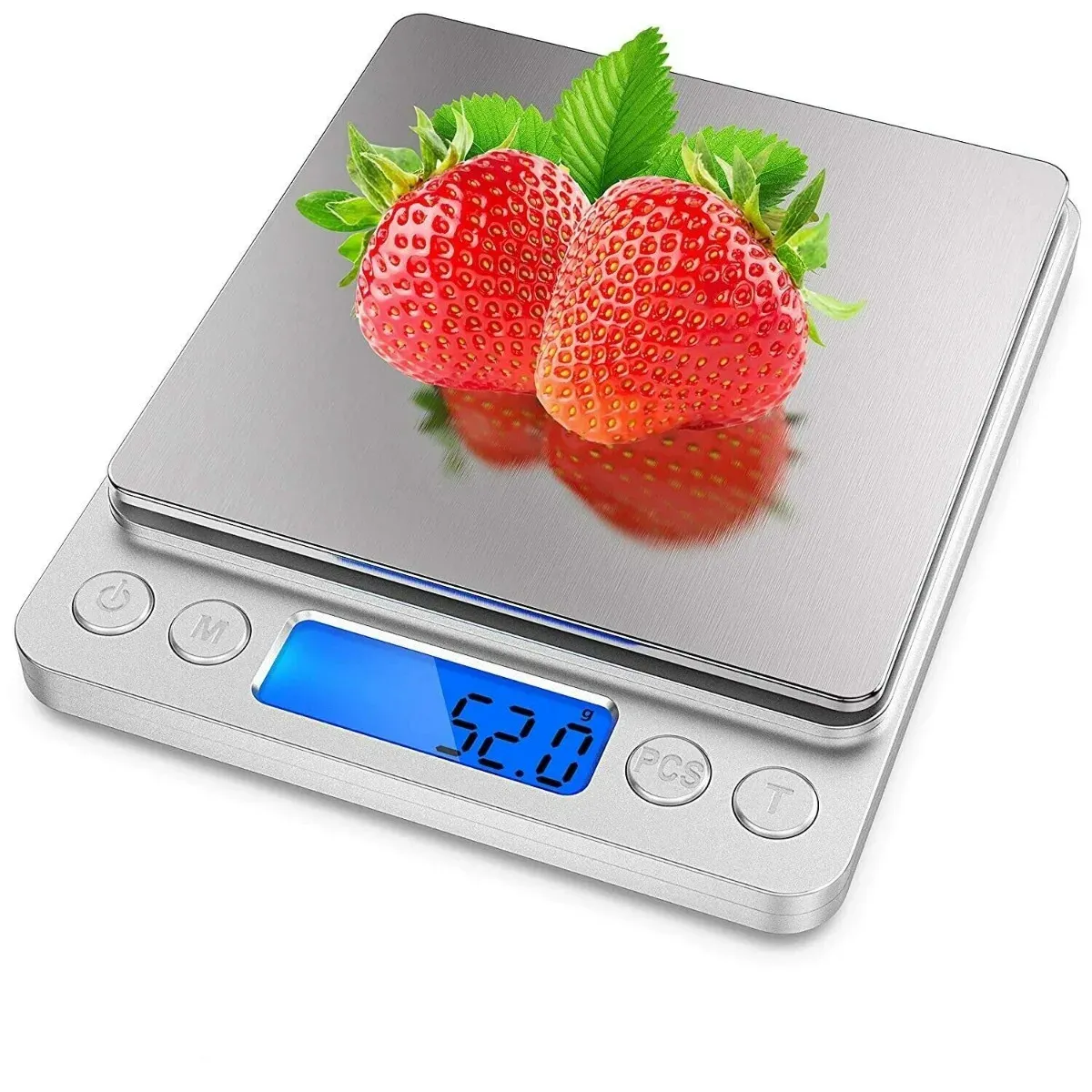 Balance de cuisine numérique haute précision 3000 g / 0,1 g, mini balance portable pour bijoux et aliments, affichage en grammes et onces, écran LCD et fonction tare
