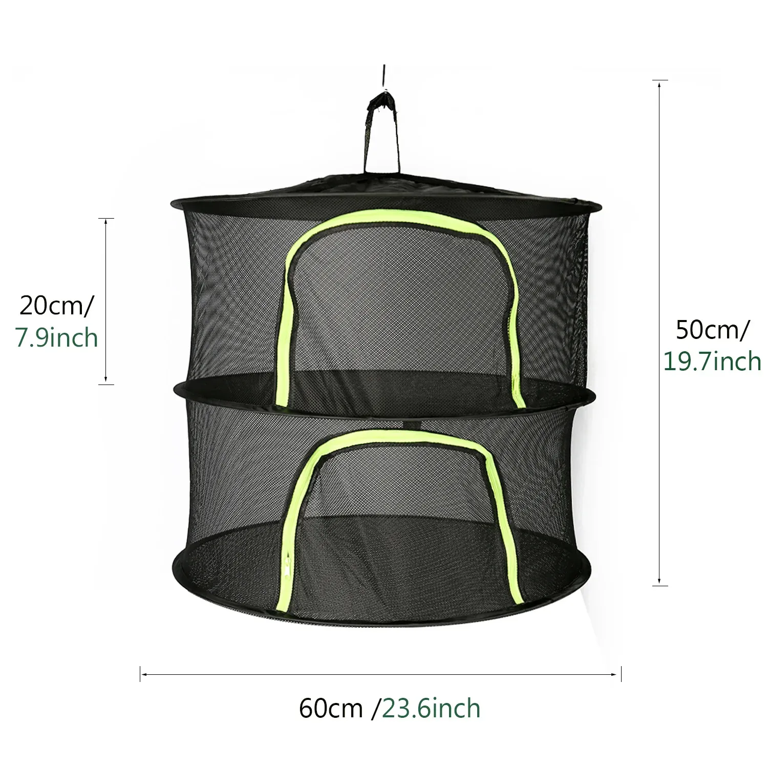 Séchoir à herbes et légumes pliable, filet de séchage 2 à 8 couches, panier suspendu à mailles pour poissons, fleurs, bourgeons et plantes 8