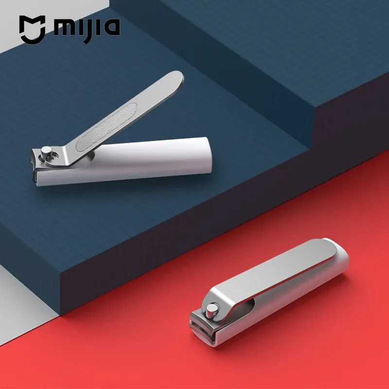 Coupe-ongles anti-éclaboussures Mijia en acier inoxydable 420, tranchant, durable et portable, avec lime à ongles et étui de rangement - Image 1