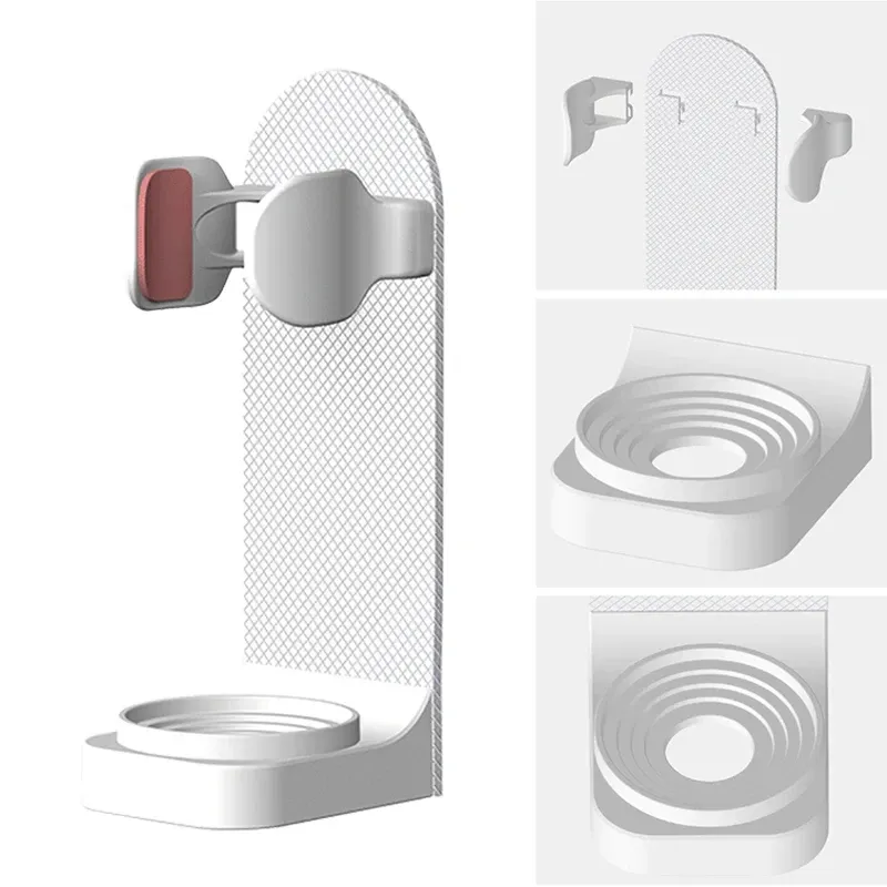 Support mural réglable pour brosse à dents électrique, base en silicone, sans perçage, corps de brosse, T1 Adapt 99% 6