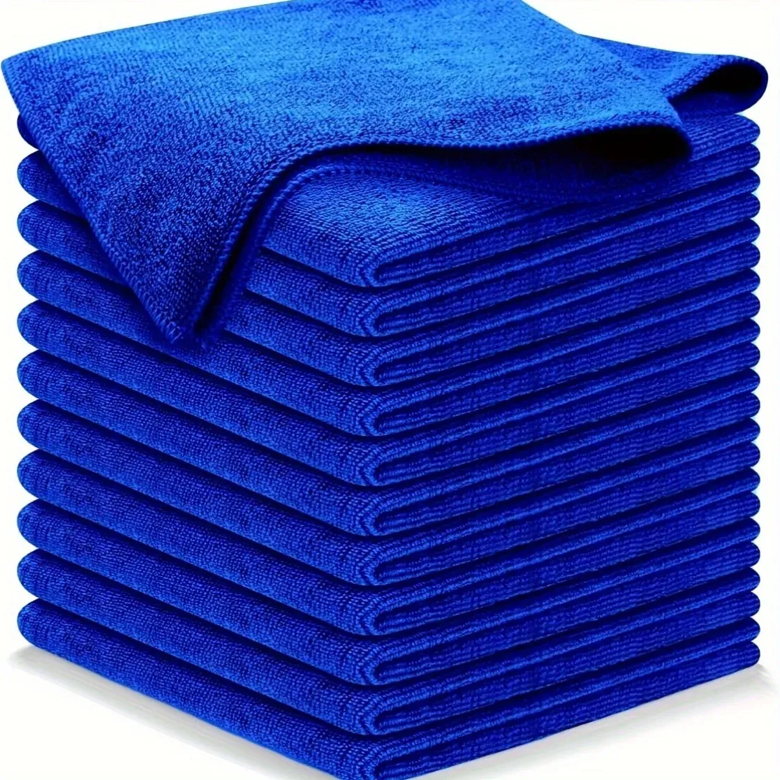 Lot de chiffons en microfibre pour voiture, sans peluches, haute absorption, usages multiples pour la maison, la cuisine et l'automobile - Image 1