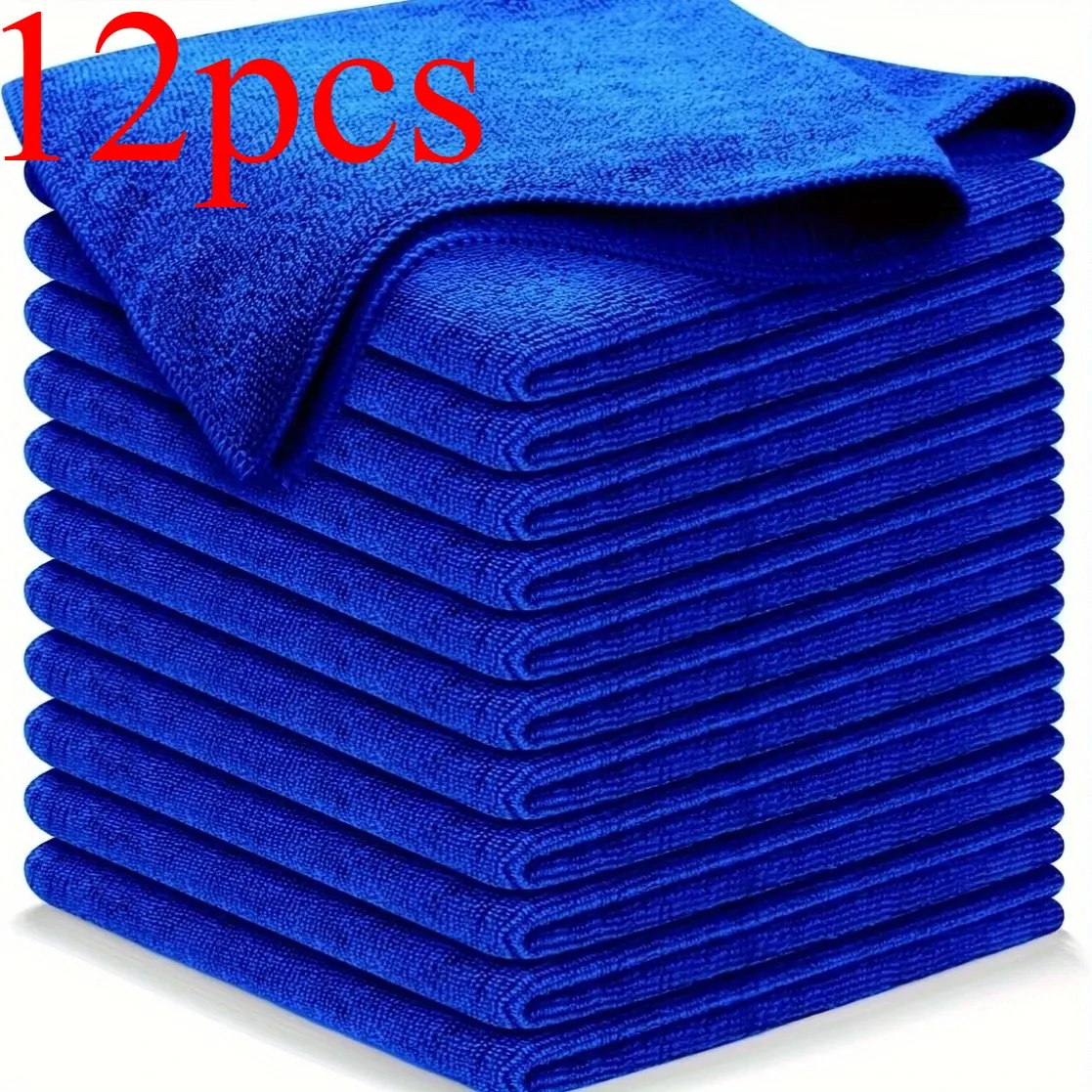 Lot de chiffons en microfibre pour voiture, sans peluches, haute absorption, usages multiples pour la maison, la cuisine et l'automobile 8