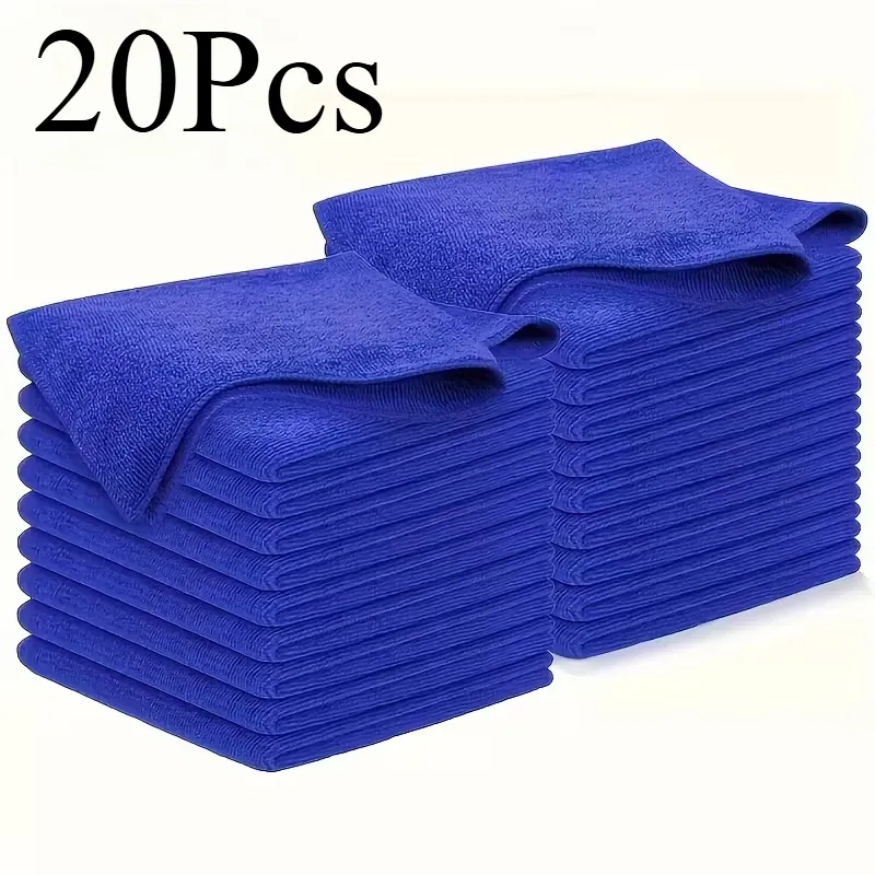 Lot de chiffons en microfibre pour voiture, sans peluches, haute absorption, usages multiples pour la maison, la cuisine et l'automobile 7
