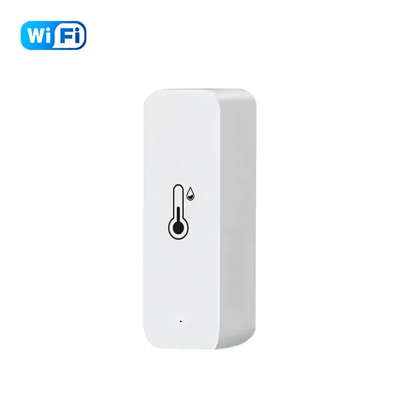 Capteur intelligent Tuya Wi-Fi/Zigbee de température et d'humidité, thermomètre d'intérieur compatible Alexa et Google Assistant 9