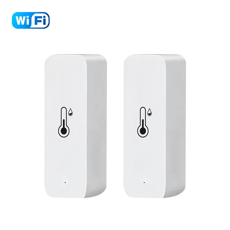 Capteur intelligent Tuya Wi-Fi/Zigbee de température et d'humidité, thermomètre d'intérieur compatible Alexa et Google Assistant 7