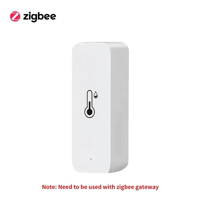 Capteur intelligent Tuya Wi-Fi/Zigbee de température et d'humidité, thermomètre d'intérieur compatible Alexa et Google Assistant 10