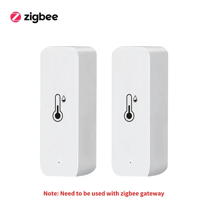 Capteur intelligent Tuya Wi-Fi/Zigbee de température et d'humidité, thermomètre d'intérieur compatible Alexa et Google Assistant 13