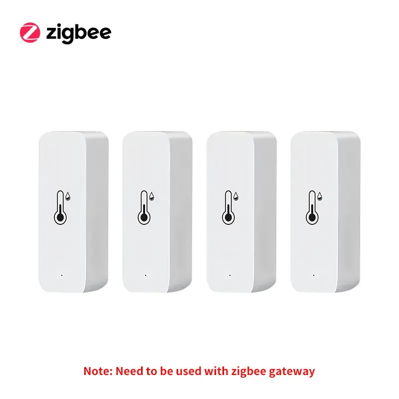 Capteur intelligent Tuya Wi-Fi/Zigbee de température et d'humidité, thermomètre d'intérieur compatible Alexa et Google Assistant 12