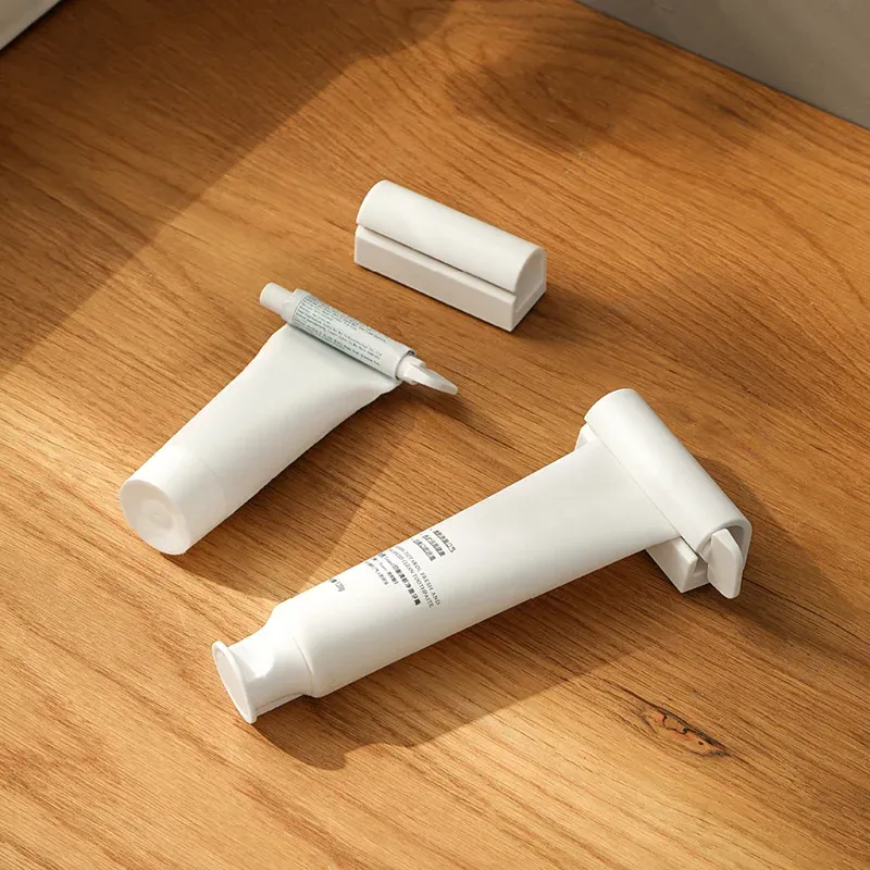 Distributeur de dentifrice mural automatique et manuel 4