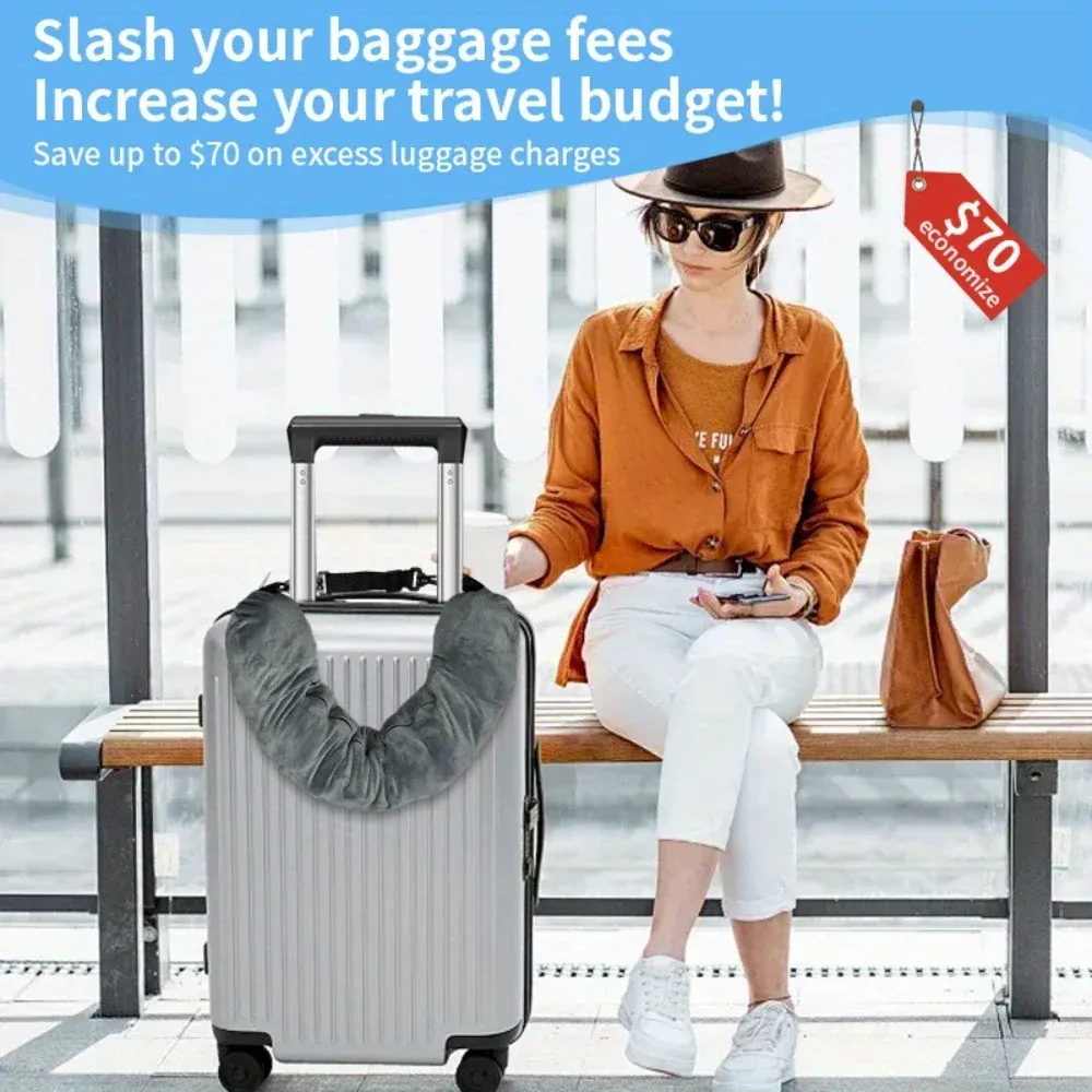 Oreiller de voyage avec pochette de rangement
