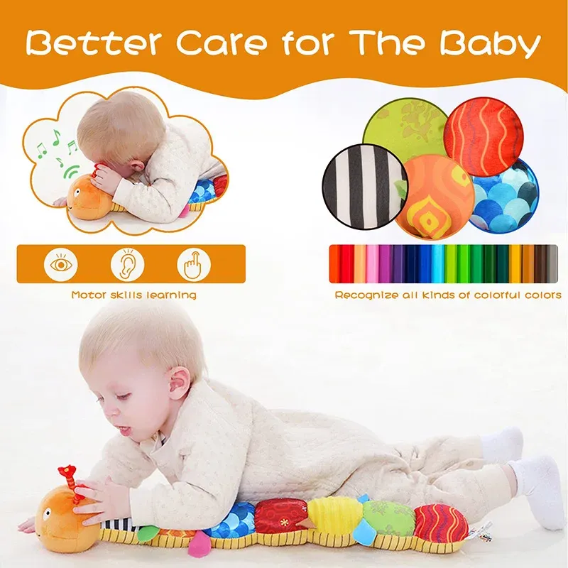 Hochet musical en peluche pour bébé, jouet sensoriel à suspendre pour nouveau-né, cadeau pour tout-petit 6