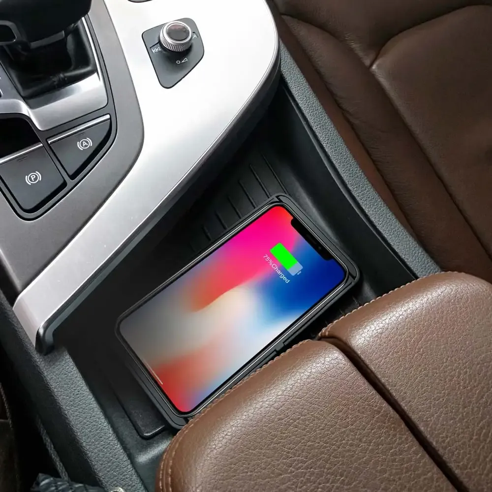 Chargeur sans fil de voiture, détails de design