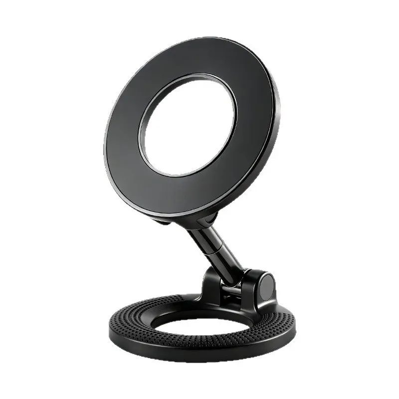 Support de téléphone magnétique portable pour voiture, à fixation par aspiration, pliable et rotatif à 360° 7