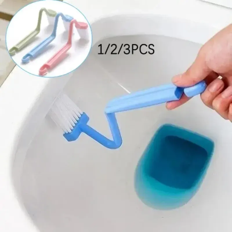 Brosse de toilette incurvée à long manche