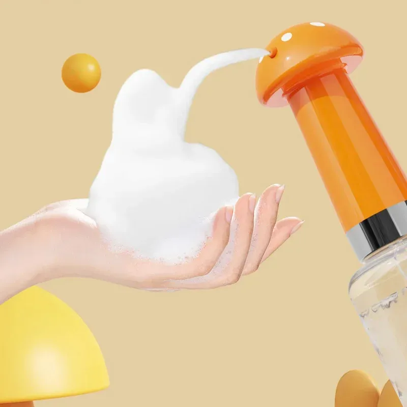 Lave-chien automatique à mousse, distributeur de savon rechargeable USB pour animaux de compagnie 3