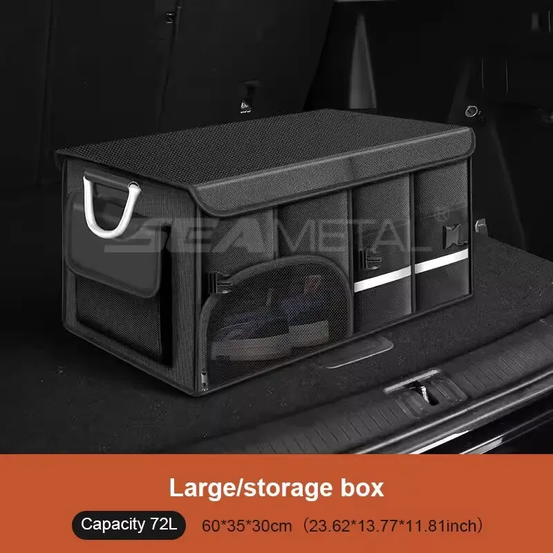 SEAMETAL Coffre de Rangement Pliable et Étanche en Oxford 110 L pour Voiture, Camping et Pêche 8