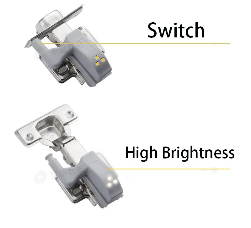 Lampe LED pour charnière d'armoire