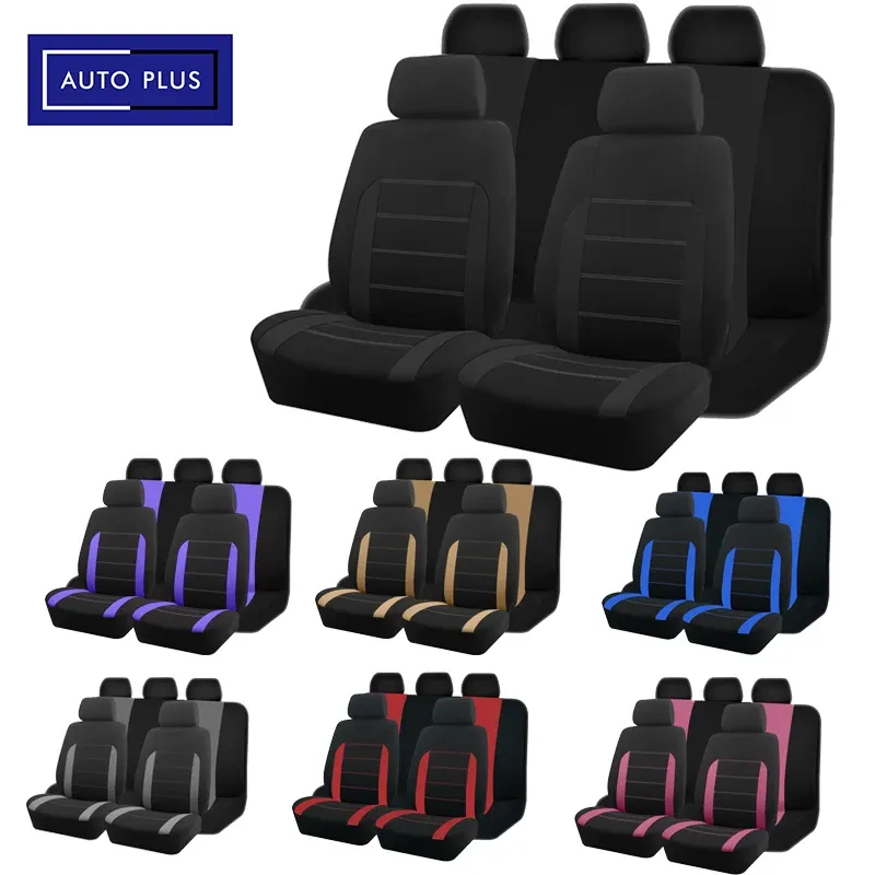 Housses de siège auto universelles, ajustement pour la plupart des voitures, SUV, camions et camionnettes, ensemble complet d'accessoires intérieurs