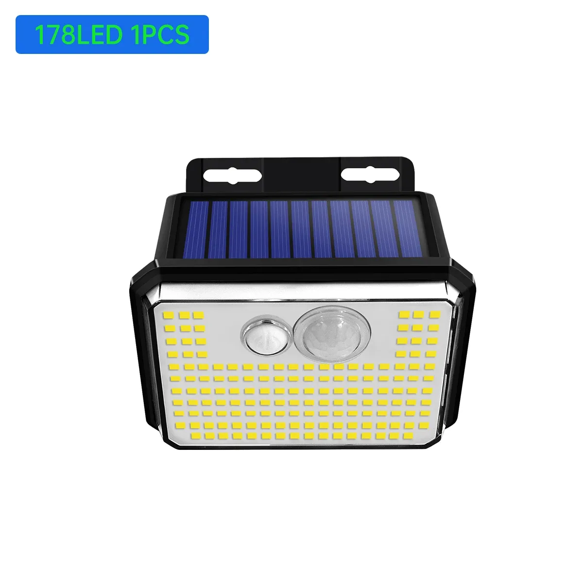 Applique murale solaire étanche IP65 avec détecteur de mouvement, éclairage d'extérieur haute luminosité, luminaire de sécurité à 3 modes, 148 7