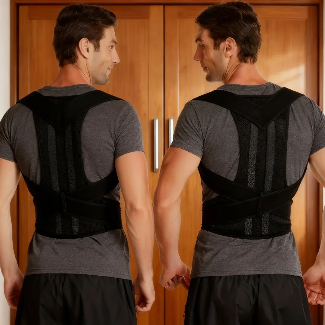 Correcteur de posture pour étudiants, prévention du dos rond et correction de la posture assise, mixte - Image 1