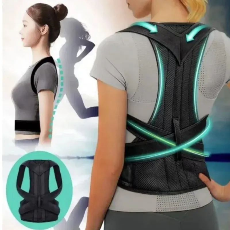 Correcteur de posture pour étudiants, prévention du dos rond et correction de la posture assise, mixte 3
