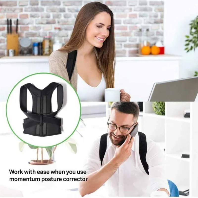 Correcteur de posture, vue de dos