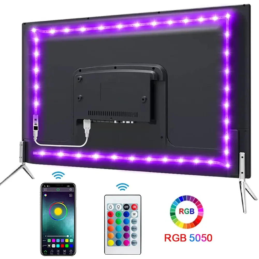 Ruban LED courbé autour d'un meuble