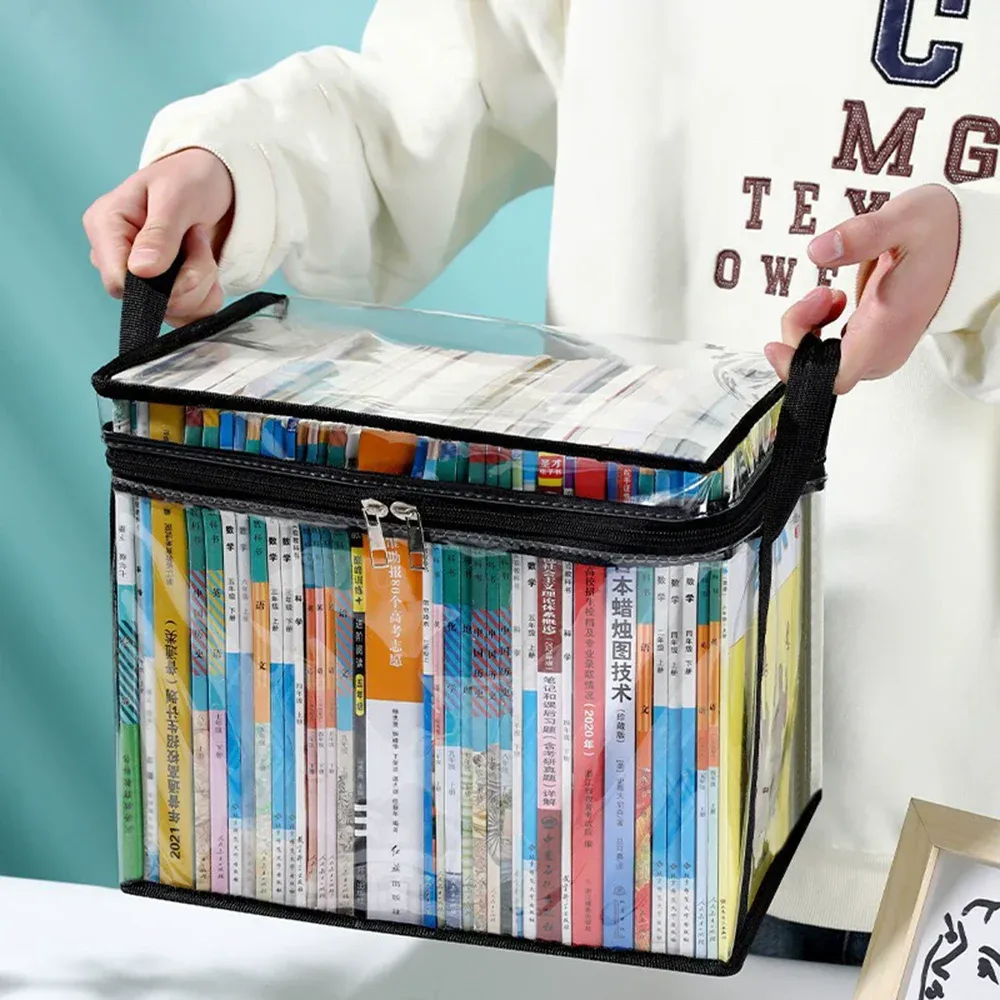 Détail de la boîte de rangement transparente