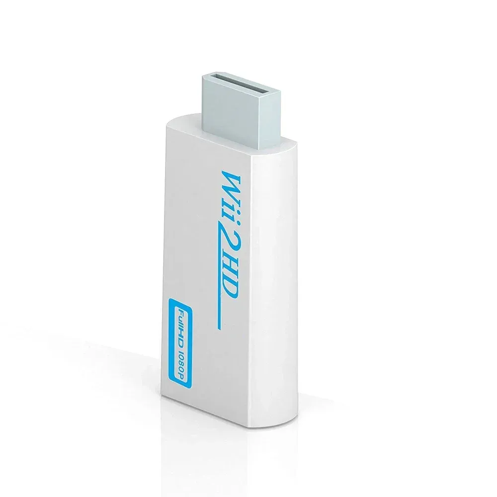 Convertisseur Wii vers HDMI Full HD 1080p avec sortie audio vidéo 3,5 mm pour PC et moniteur HDTV 5
