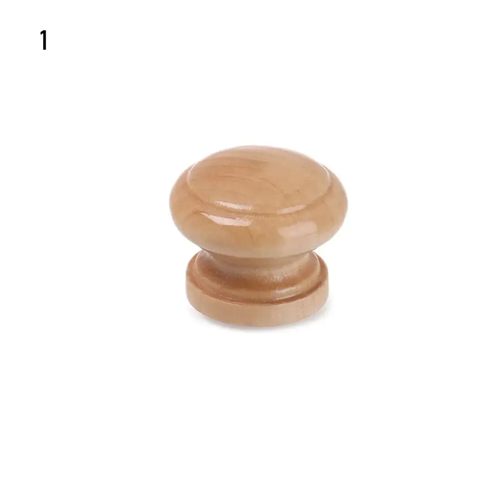 Bouton de meuble en bois avec vis, poignée de cuisine, garde-robe, commode, accessoires de quincaillerie 7
