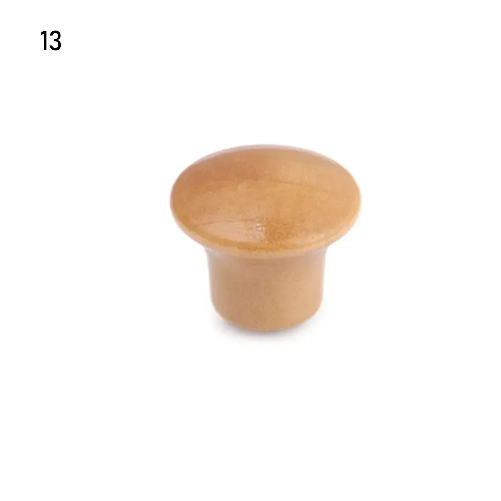 Bouton de meuble en bois avec vis, poignée de cuisine, garde-robe, commode, accessoires de quincaillerie 9