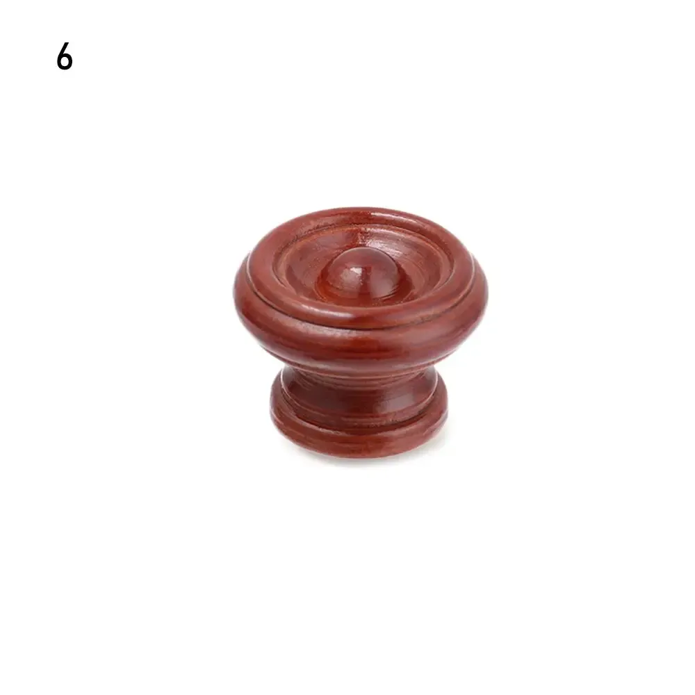 Bouton de meuble en bois avec vis, poignée de cuisine, garde-robe, commode, accessoires de quincaillerie 15