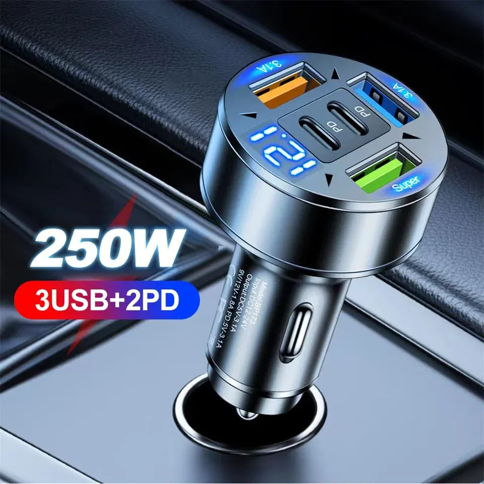Chargeur de voiture premium, vue d'ensemble