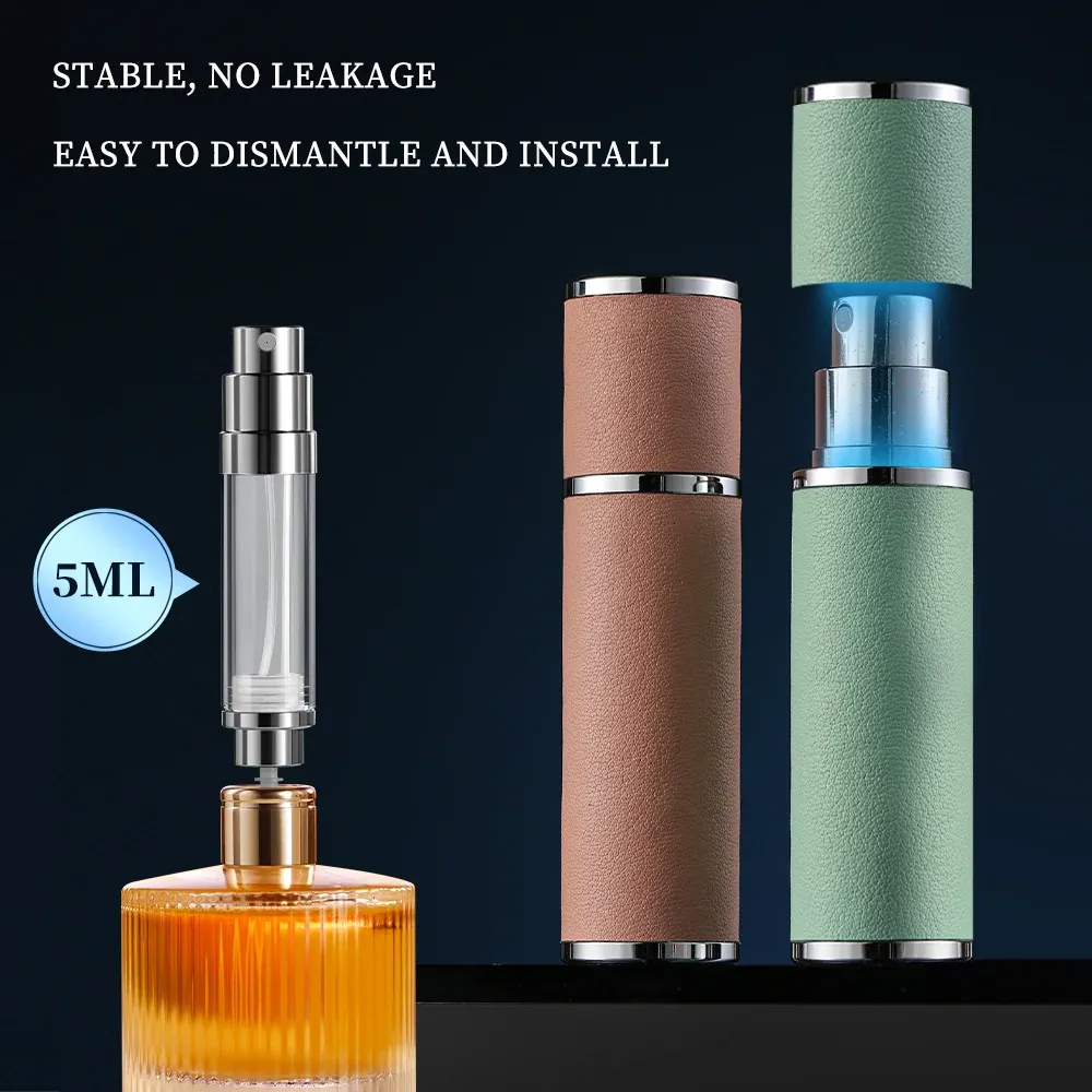 Mini flacons vaporisateurs magnétiques à remplissage par le bas, 5 ml, atomiseur rechargeable pour cosmétiques, contenant portable pour liquides, 1 pièce