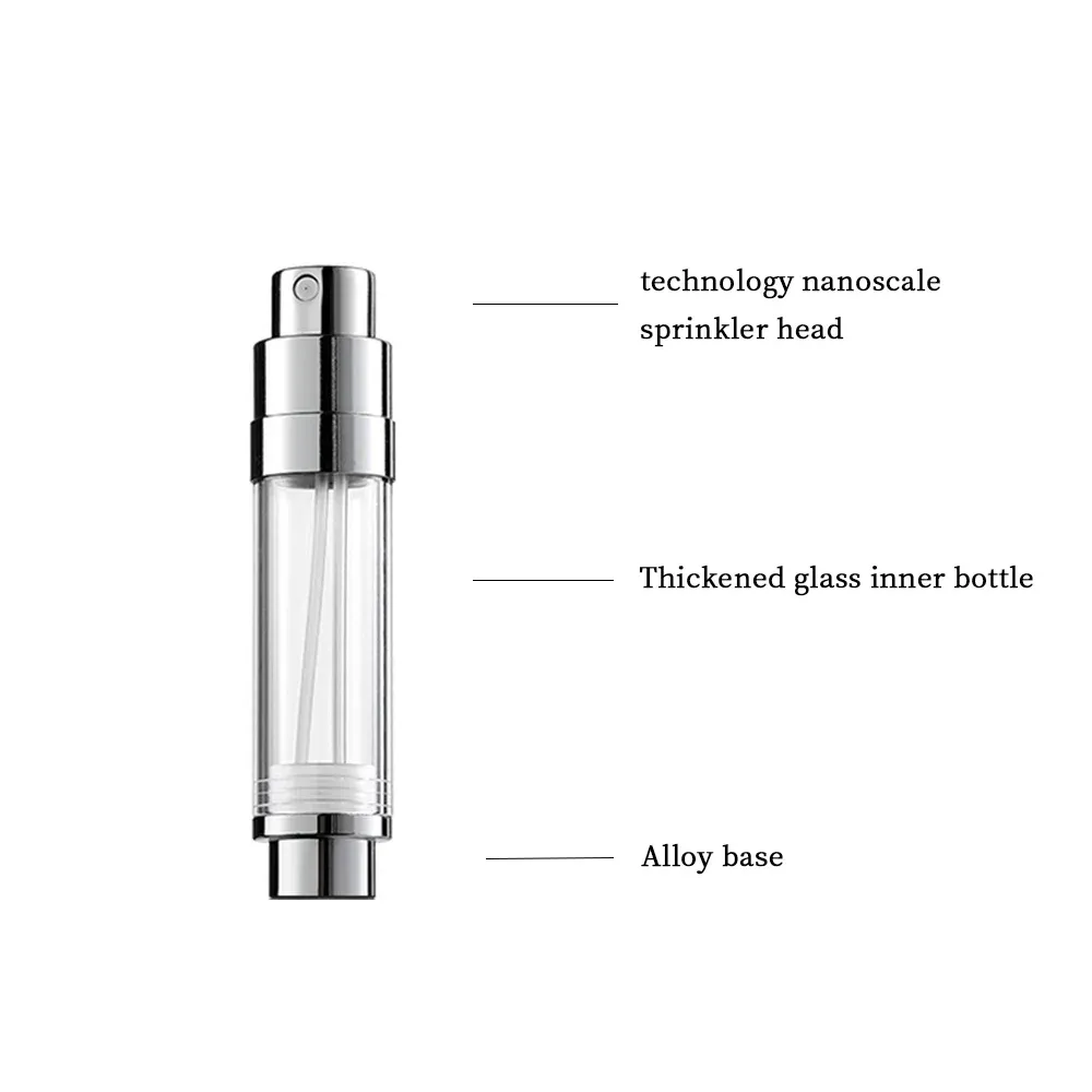 Mini flacons vaporisateurs magnétiques à remplissage par le bas, 5 ml, atomiseur rechargeable pour cosmétiques, contenant portable pour liquides, 1 pièce 14