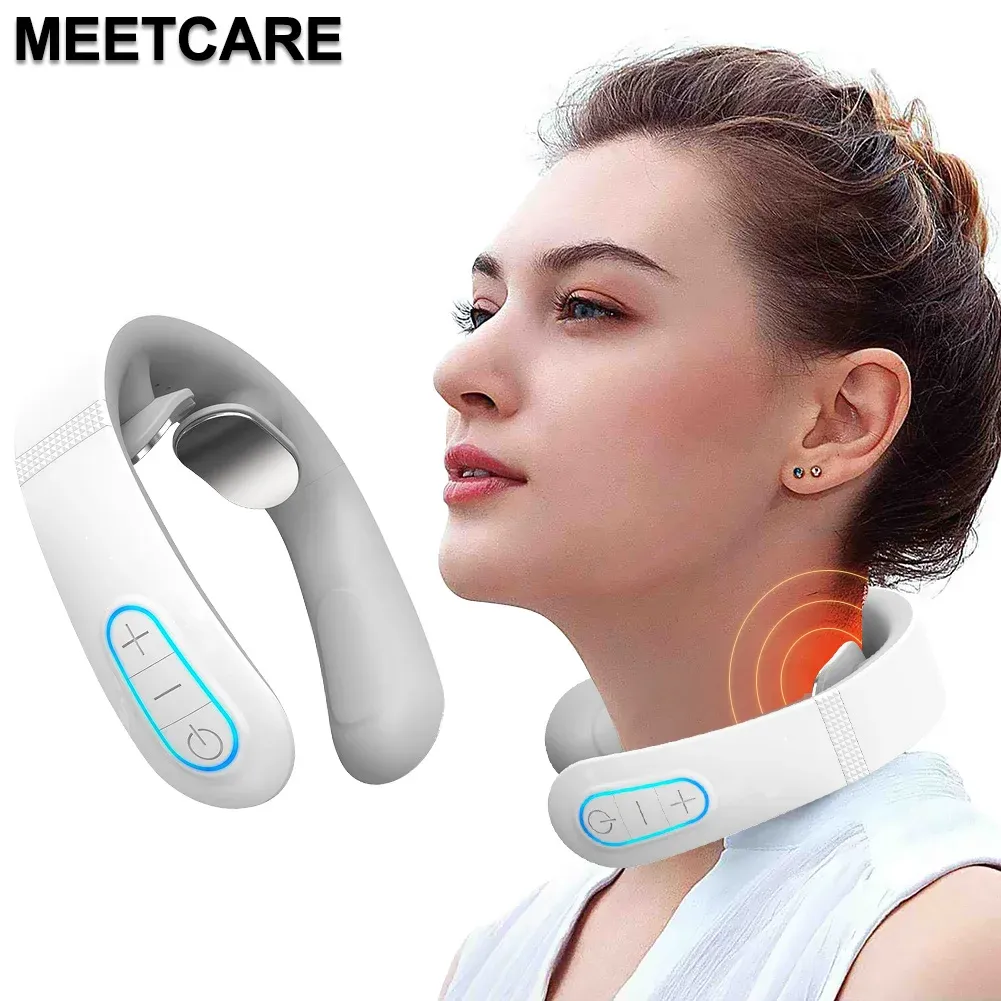 Masseur cervical électrique intelligent à impulsions TENS, soulagement des douleurs musculaires