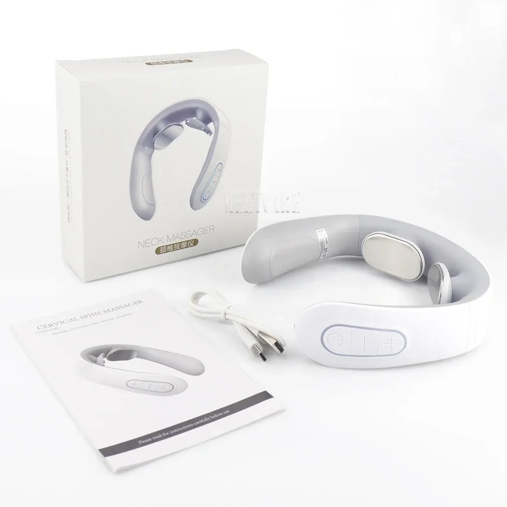 Masseur cervical électrique intelligent à impulsions TENS, soulagement des douleurs musculaires 8