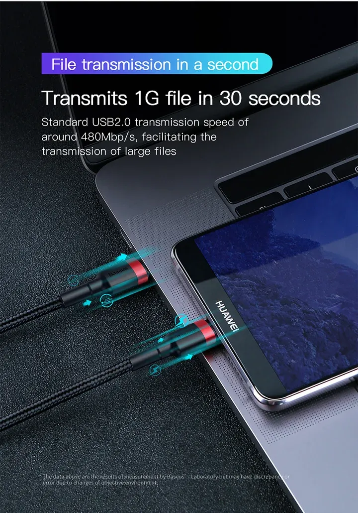Transfert rapide de fichiers avec le câble USB-C
