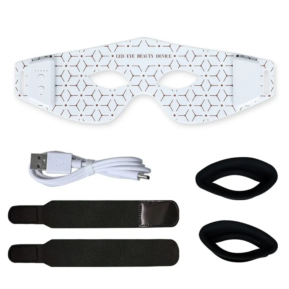 Masque de soin des yeux à lumière rouge LED